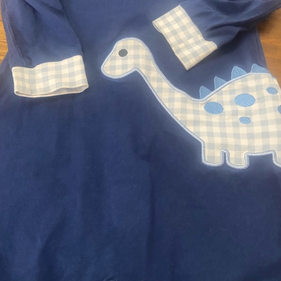 Boys set of 3 romper sets Plaid and Navy Kids Set - Picture 9 of 16